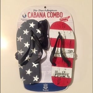 COPY - Cabana Combo flip flops and glasses